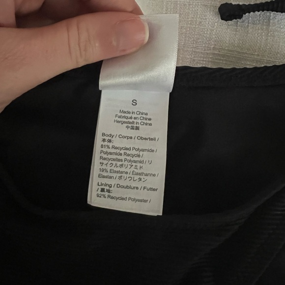 JCrew Ribbed Curved Waist Black Triangle Bikini Set Size S - Picture 3 of 5